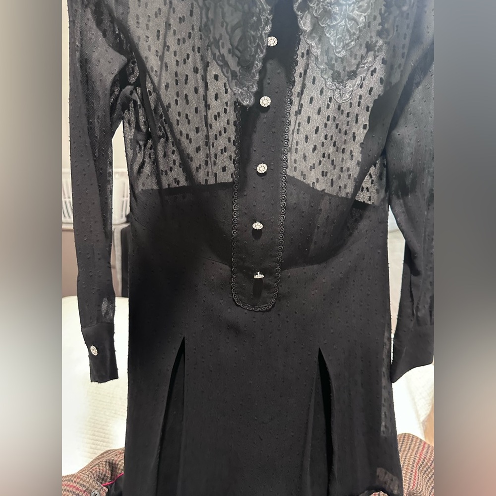 Elegant Black lace jumpsuit dress zara